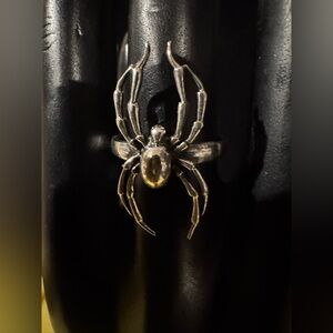 New Sterling Silver 925 Spider Ring Size 8 Cute